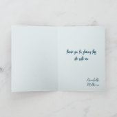 Love is in the air and Love Bird Valentine's Day カード (内部)