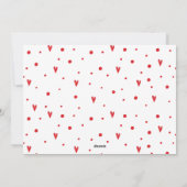 Love Is In The Air Custom Valentine's Day Photo シーズンカード (裏面)