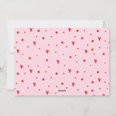 Love Is In The Air Custom Valentine's Day Photo シーズンカード (裏面)