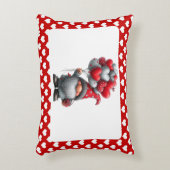 "Love is in the Air" Heart Balloon Gnome アクセントクッション (正面(垂直))