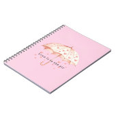 Love is in the air hearts umbrella ノートブック (左側)