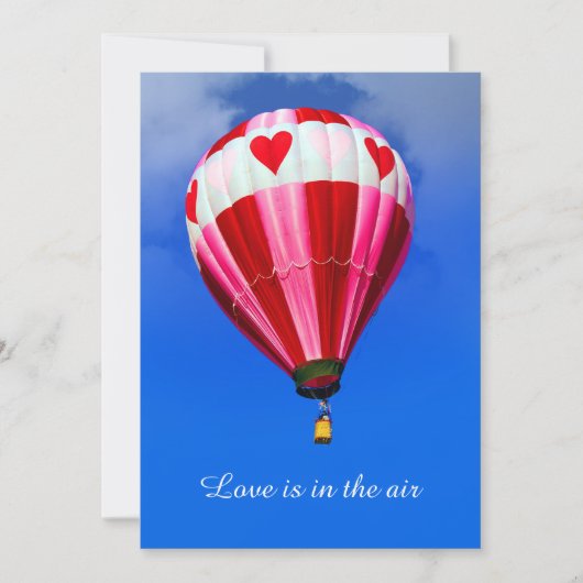 Love is in the air - Hot Air Balloon シーズンカード (正面)
