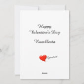 Love is in the air - Hot Air Balloon シーズンカード (裏面)