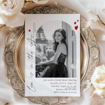 Love is in the Air Minimalist Photoブライダルシャワー