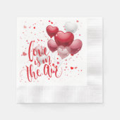 Love Is In The Air Paper Napkin 縁ありカクテルナプキン (正面)