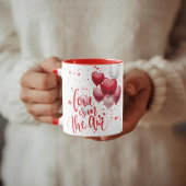 Love Is In The Air Personalized Mug マグカップ