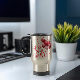 Love Is In The Air Personalized Travel Mug トラベルマグ