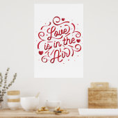 Love is in the Air Poster 24x36 ポスター (キッチン)