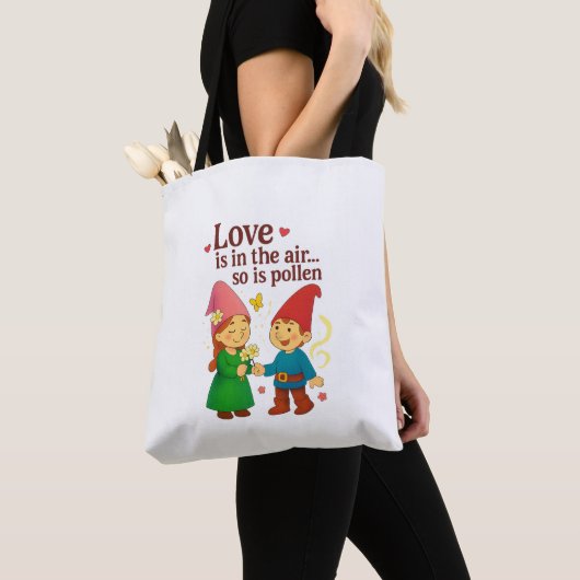 Love Is in the Air… So Is Pollen トートバッグ (クローズアップ)
