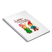 Love Is in the Air… So Is Pollen ノートブック (右側)