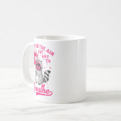 Love Is In The Air Try Not To Breathe Cute Raccoon コーヒーマグカップ (正面左)