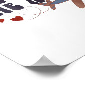 Love Is In The Air Valentine’s Airplane ポスター (角)