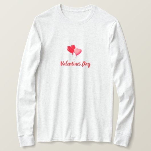 Love Is in the Air – Valentine’s Day Romantic Tシャツ (デザイン正面)