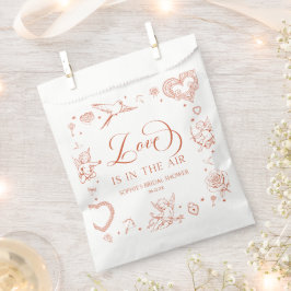 Love Is In The Air Valentine's Day Bridal Shower フェイバーバッグ