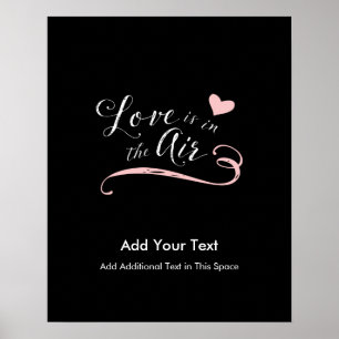 Love is in the Air - Valentine's Day or Wedding ポスター