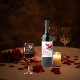 Love Is In The Air Wine Label Set ワインラベル