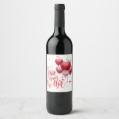 Love Is In The Air Wine Label Set ワインラベル (正面)