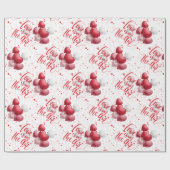 Love Is In The Air Wrapping Paper ラッピングペーパー (フラット)