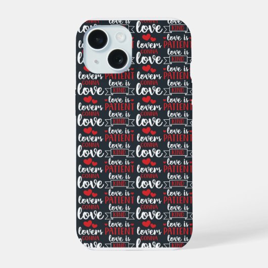 Love is.... iPhone 15ケース (裏面)