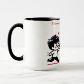 Love is like a paper plane マグカップ (左)