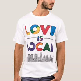 Love Is Local UK T-Shirt - LGBTQ+プライドTee Tシャツ