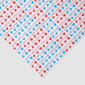 LOVE is LOVE引用文in red and blue 薄葉紙 (詳細)