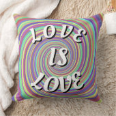 Love Is Love プライドスロー枕 クッション (ブランケット)