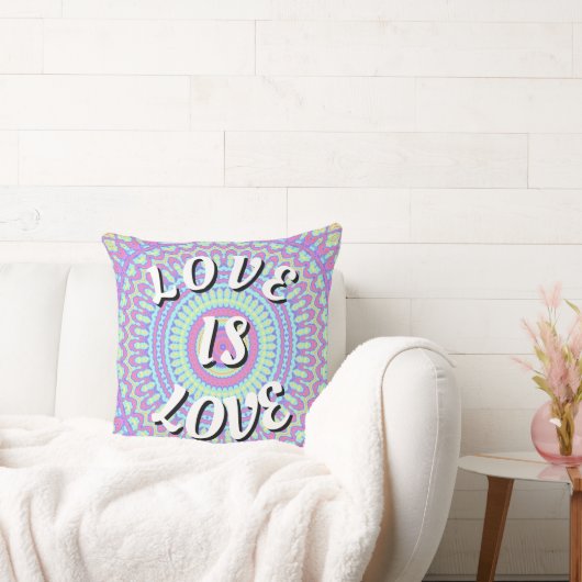 Love Is Love プライドスロー枕 クッション (ソファ)