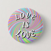 Love Is Love プライドボタン 缶バッジ (正面)