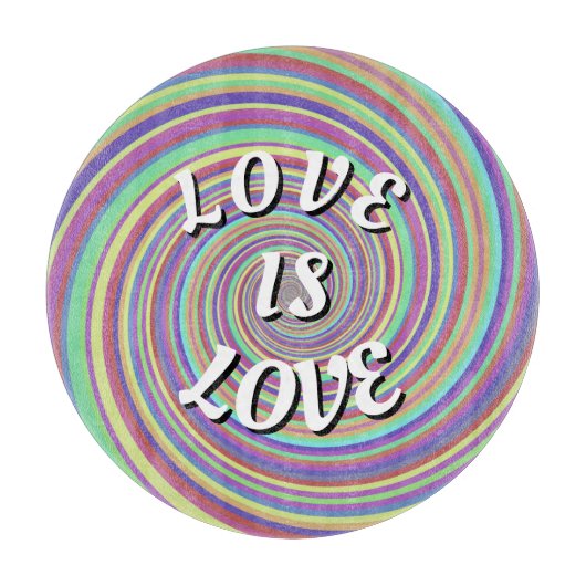 Love Is Love プライド カッティングボード (正面)
