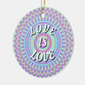 Love Is Love プライド セラミックオーナメント (左)
