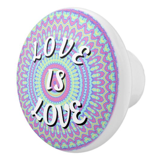 Love Is Love プライド セラミックノブ (右)