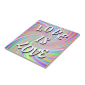 Love Is Love プライド タイル (側面)
