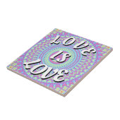 Love Is Love プライド タイル (側面)
