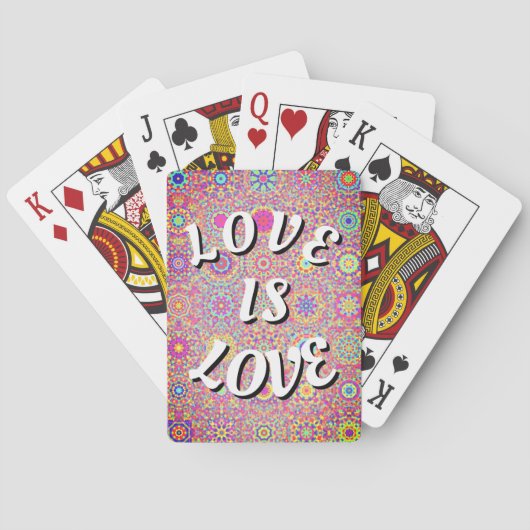 Love Is Love プライド トランプ (裏面)