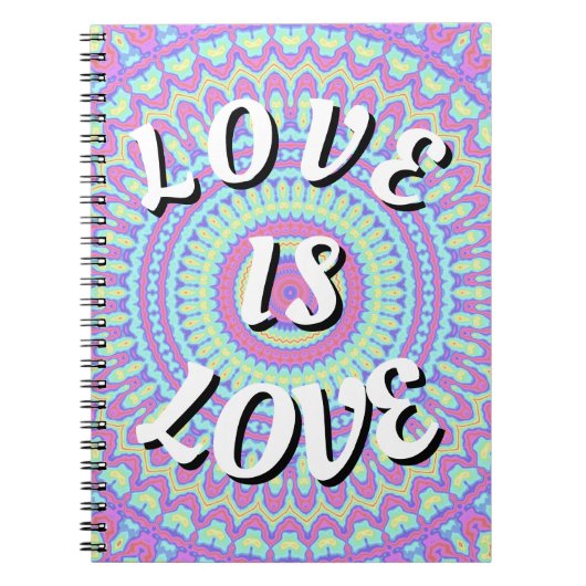 Love Is Love プライド ノートブック (正面)