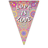 Love Is Love プライド バンティングフラッグ (第3の旗)