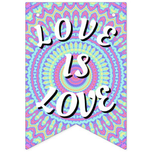 Love Is Love プライド バンティングフラッグ