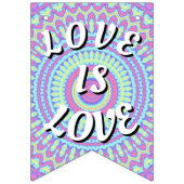 Love Is Love プライド バンティングフラッグ (第3の旗)