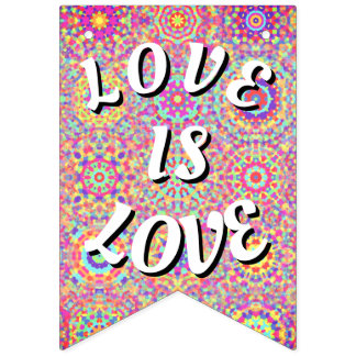 Love Is Love プライド バンティングフラッグ