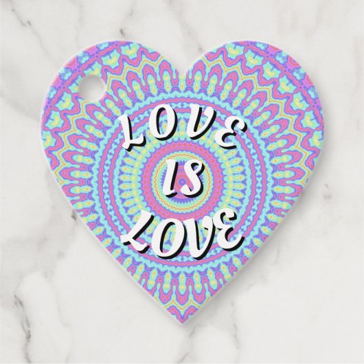 Love Is Love プライド フェイバータグ (正面)