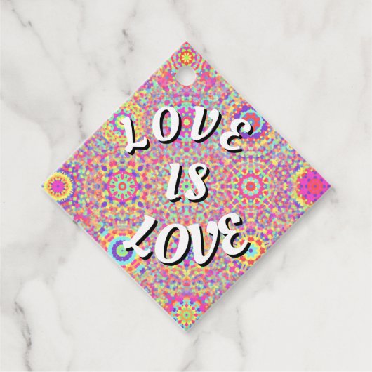 Love Is Love プライド フェイバータグ (正面)