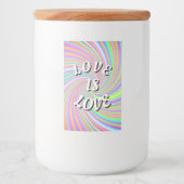 Love Is Love プライド フードラベル (正面)