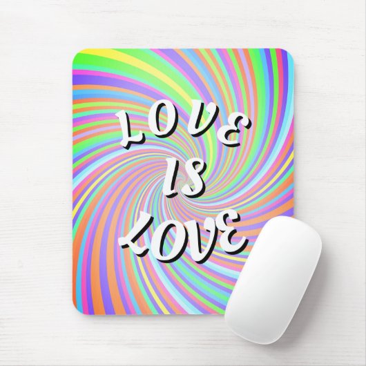 Love Is Love プライド マウスパッド (マウス)