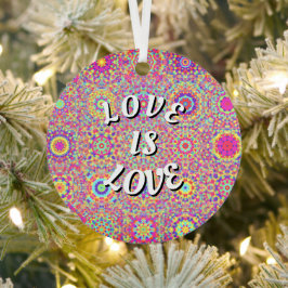Love Is Love プライド メタルオーナメント