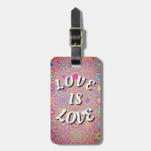 Love Is Love プライド ラゲッジタグ (正面縦)