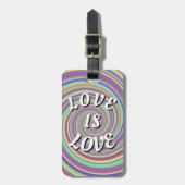 Love Is Love プライド ラゲッジタグ (正面縦)