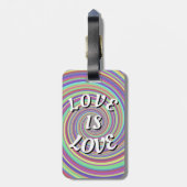 Love Is Love プライド ラゲッジタグ (裏面縦)