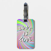 Love Is Love プライド ラゲッジタグ (裏面縦)