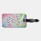 Love Is Love プライド ラゲッジタグ (裏面横)